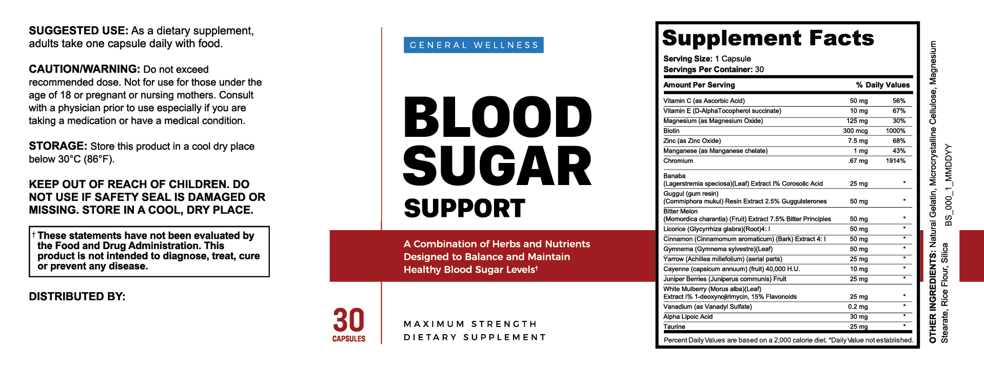 Blood Sugar Support